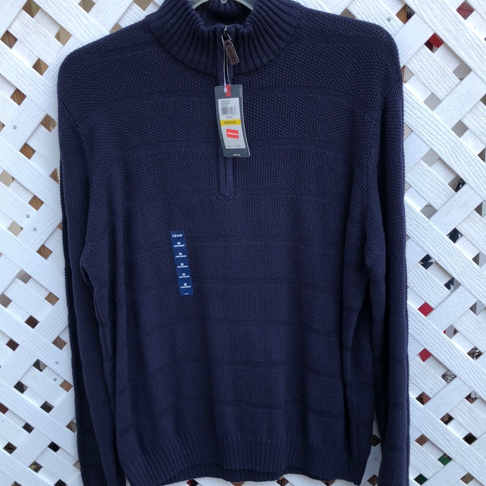 Men’s Navy 3/4 Zipper Sweater-FEELS SO GOOD AND SOFT!  BRAND NEW! NWT!!!